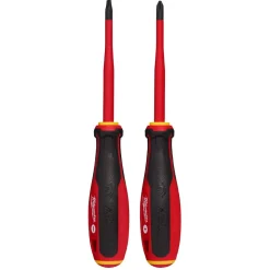 Milwaukee Tool 2 Piece 1000V Insulated Slim Tip Screwdriver Set 48-22-2207