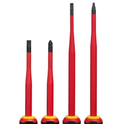 Milwaukee Tool 4 Piece 1000V Insulated Slim Tip Screwdriver Set 48-22-2219