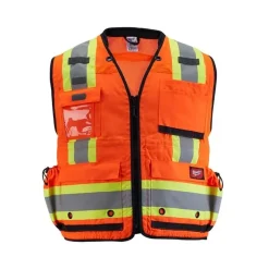 Milwaukee Tools ANSI/CSA Class 2 Surveyor's 27 Pocket Safety Vest 48-73-516O