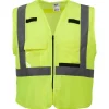 Milwaukee Tools ANSI/CSA Class 2 10 Pocket Mesh Safety Vest Hi-Vis Orange 48-73-507