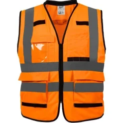 Milwaukee Tools ANSI/CSA Class 2 15 Pocket Performance Safety Vest Hi-Vis Orange 48-73-509