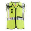 Milwaukee Tools AR/FR Cat. 1 Class 2 Breakaway Safety Vest ANSI/CSA High Vis 48-73-531