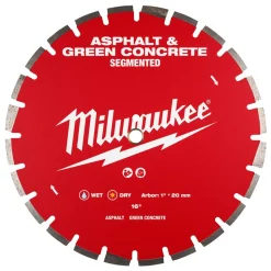 Milwaukee Tools 16" Asphalt & Green Concrete Segmented Diamond Blade 49-93-7245
