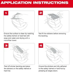 Milwaukee Tools BOLT™ Reflective Sticker Set - Orange, 5 Pieces 48-73-4602