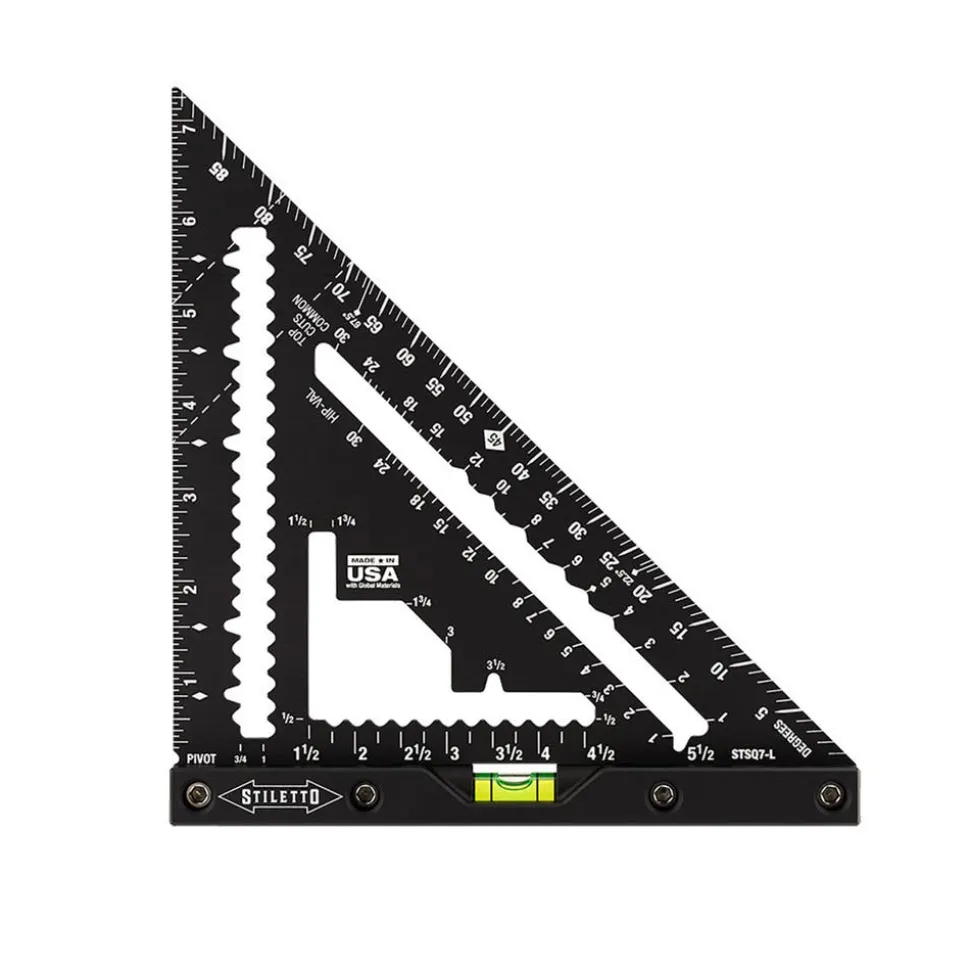 Milwaukee Tools 7" Carpenter Square with Level STSQ7-L