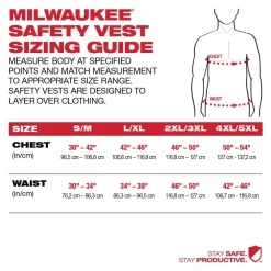 Milwaukee Tools Class 2 High Visibility Mesh One Pocket ANSI Safety Vest Hi-Vis Orange 48-73-224O
