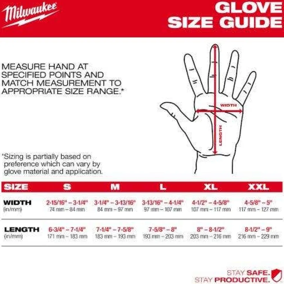 Milwaukee Tools Cut Level 5 High-Dexterity Nitrile Dipped Gloves 48-73-715