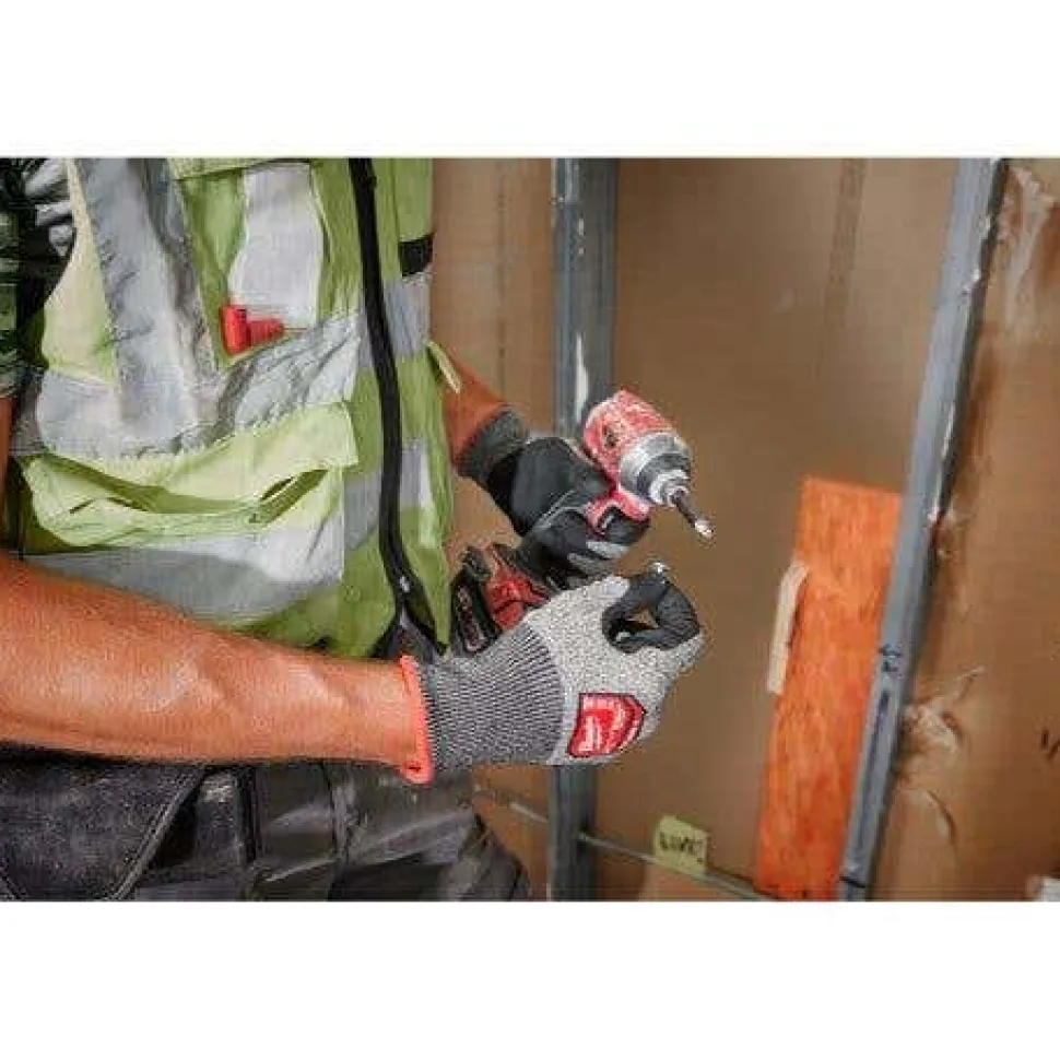 Milwaukee Tools Cut Level 5 High-Dexterity Nitrile Dipped Gloves 48-73-715