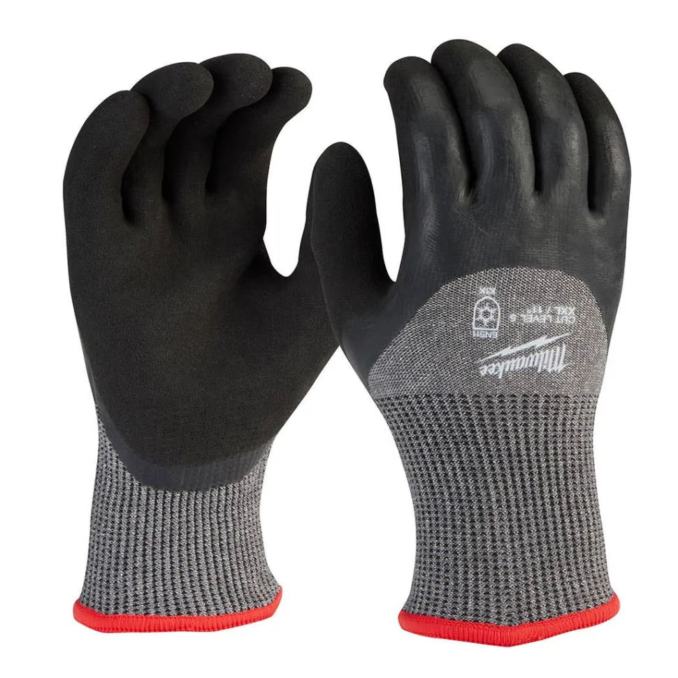 Milwaukee Tools Cut Level 5 Winter Dipped Gloves 48-73-795