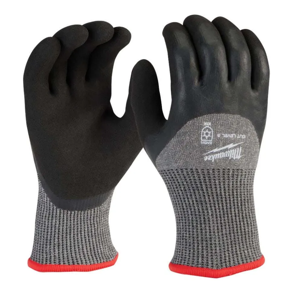 Milwaukee Tools Cut Level 5 Winter Dipped Gloves 48-73-795