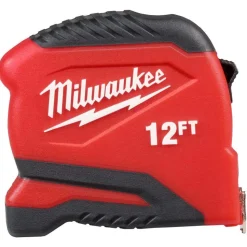 Milwaukee Tools 12ft Compact Tape Measure 48-22-1712
