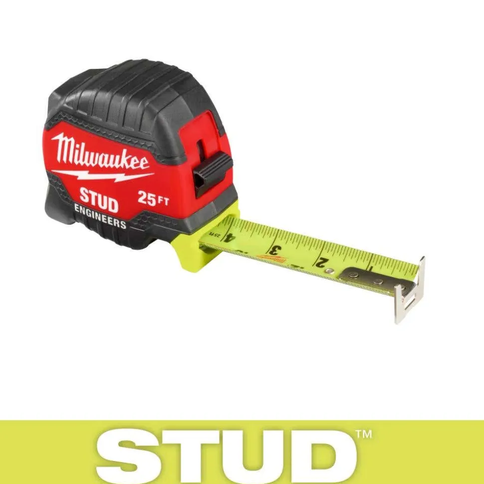 Milwaukee Tools 25ft STUD™ Tape Measure with Engineer's Scale 48-22-1425E
