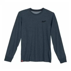 Milwaukee Tools Hybrid Long Sleeve Work T-Shirt Blue 604BL