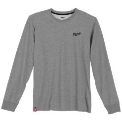 Milwaukee Tools Hybrid Long Sleeve Work T-Shirt Grey 604G