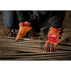 Milwaukee Tools Impact Cut Level 3 Goatskin Leather Gloves 48-22-877