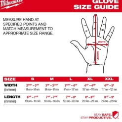 Milwaukee Tools Impact Cut Level 3 Goatskin Leather Gloves 48-22-877