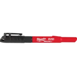 Milwaukee Tools INKZALLâ„¢ 2IN1 Deep Reach Ultra Fine Point Black Jobsite Marker 48-22-3152