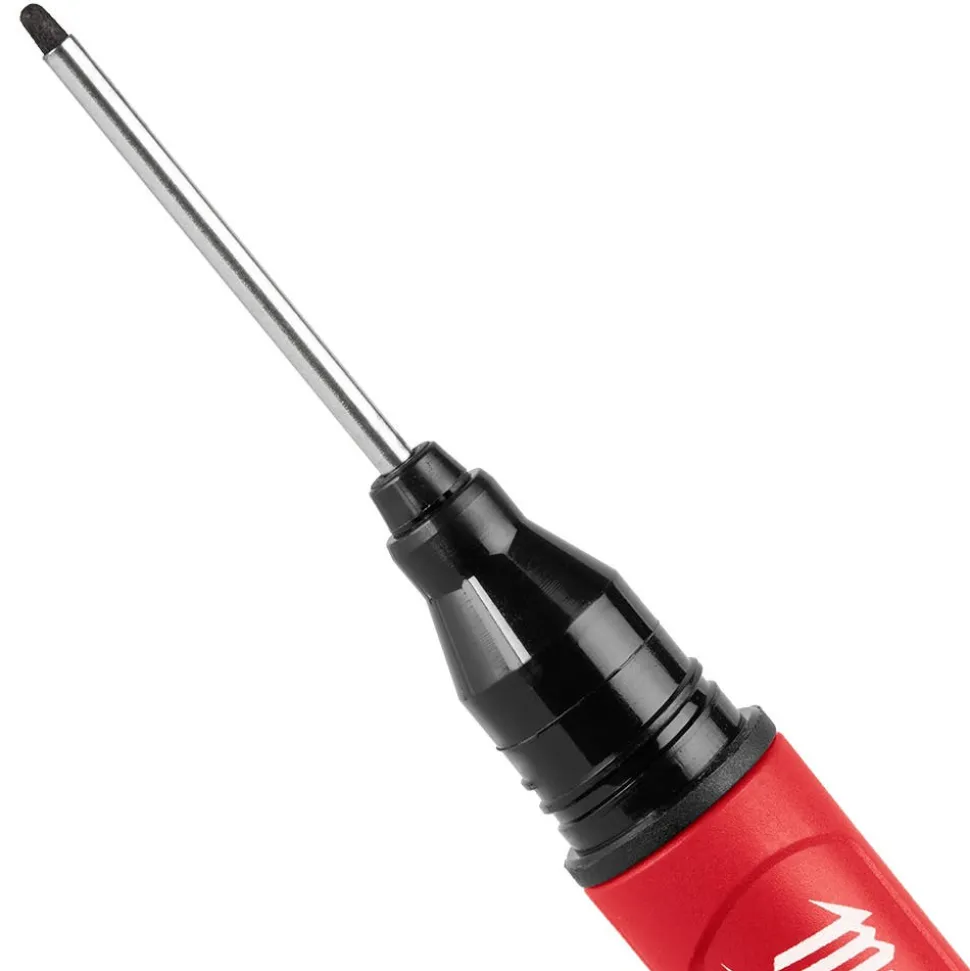 Milwaukee Tools INKZALL™ 2IN1 Deep Reach Ultra Fine Point Black Jobsite Marker 48-22-3152