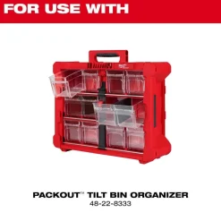 Milwaukee Tools Large Bin for PACKOUT Tilt Bin Organizer 48-22-8434