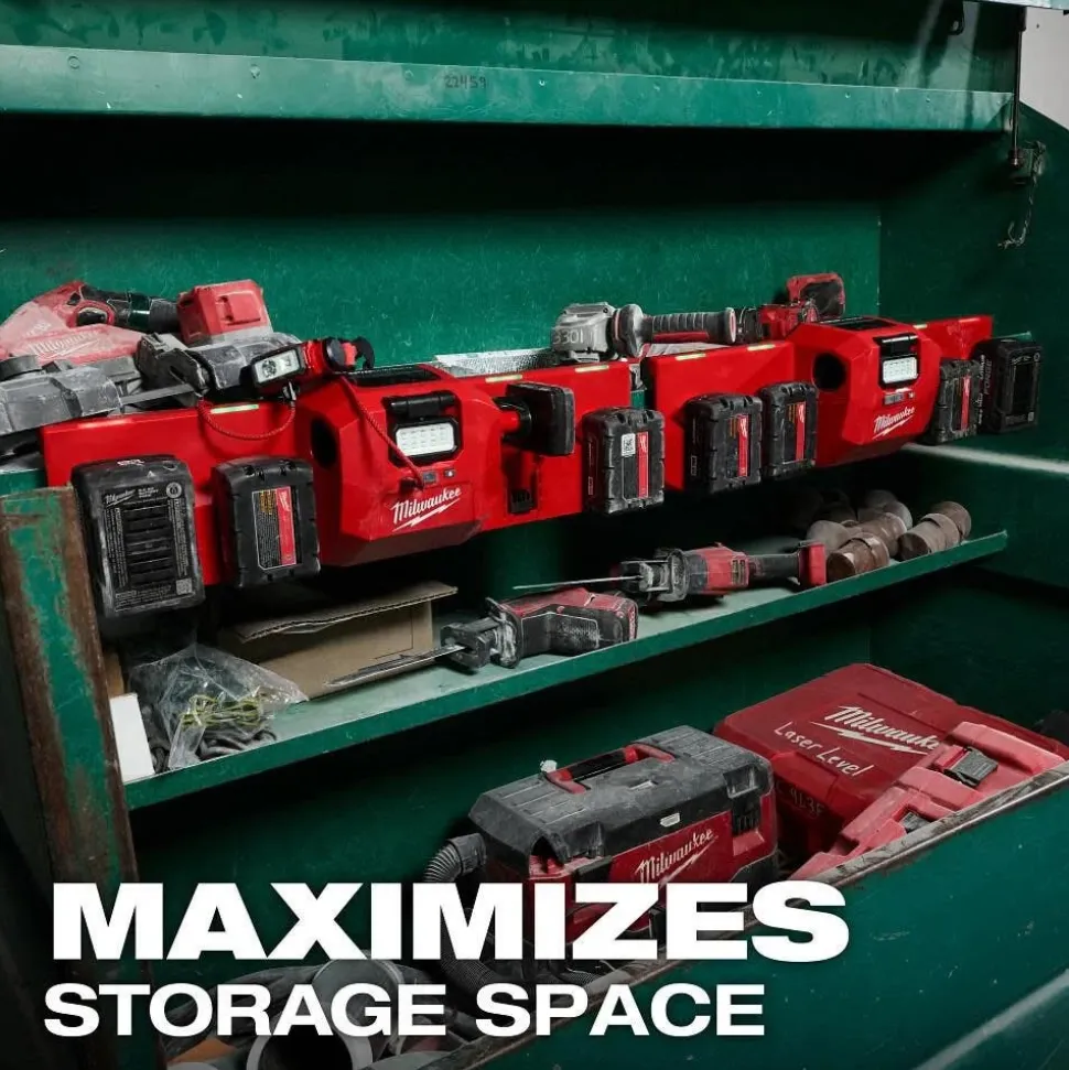 Milwaukee Tools M18™ and M12™ Gangbox Rapid Charger 48-59-1804