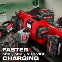 Milwaukee Tools M18™ and M12™ Gangbox Rapid Charger 48-59-1804