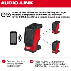 Milwaukee Tools M18 Bluetooth Jobsite Speaker 2954-20