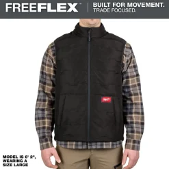 Milwaukee Tools Men's FREEFLEX™ Lightweight Insulated Vest Black