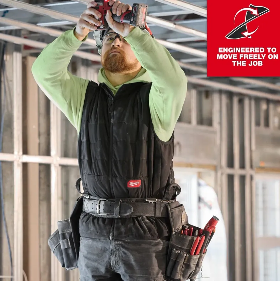 Milwaukee Tools Men's FREEFLEX™ Lightweight Insulated Vest Black