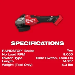 Milwaukee Tools M18 FUEL 4-1/2