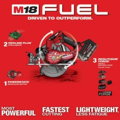 Milwaukee Tools M18 FUEL 7-1/4” Circular Saw Kit 2834-21HD