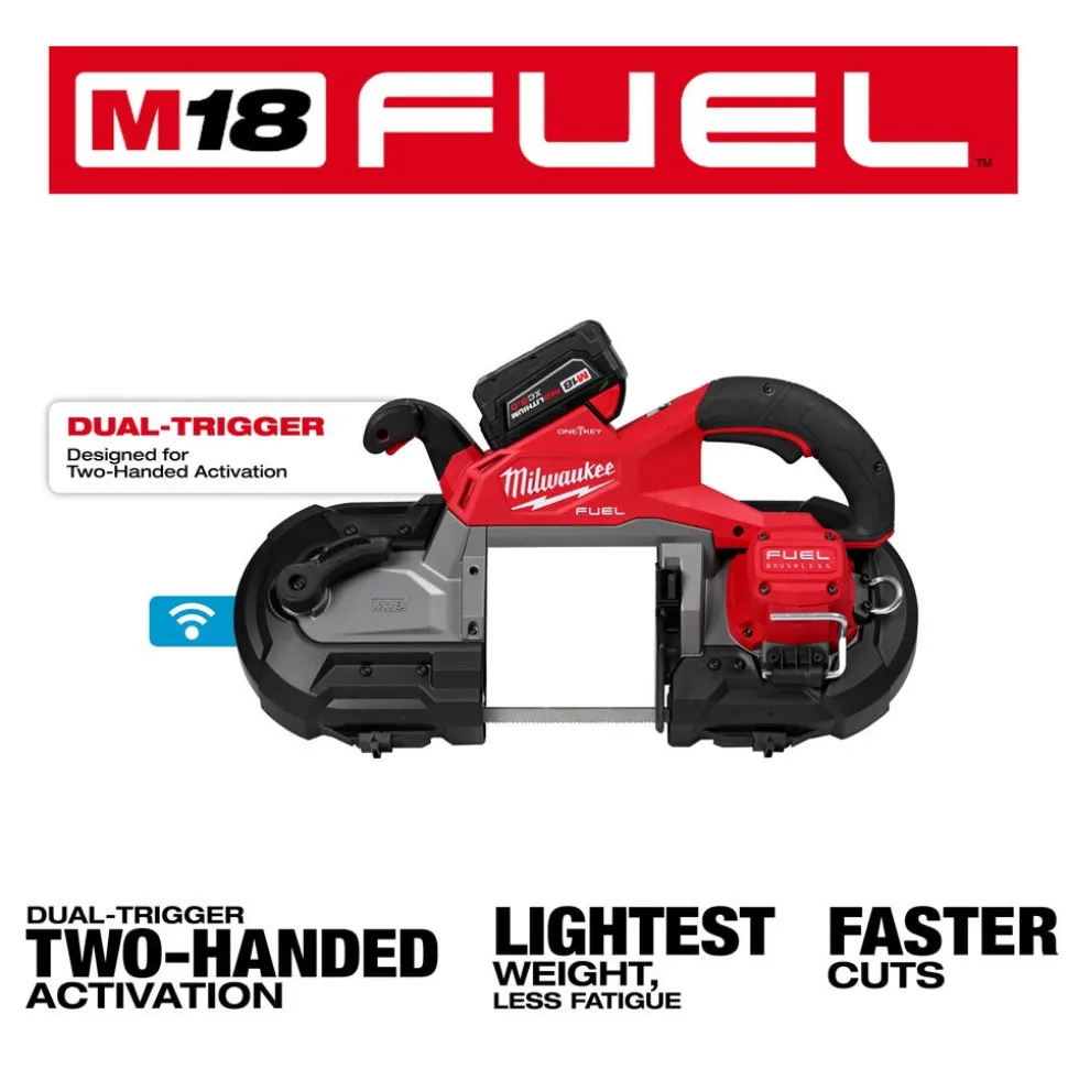 Milwaukee Tools M18 FUEL Deep Cut Dual Trigger Band Saw w/ ONE-KEY 2929S-20
