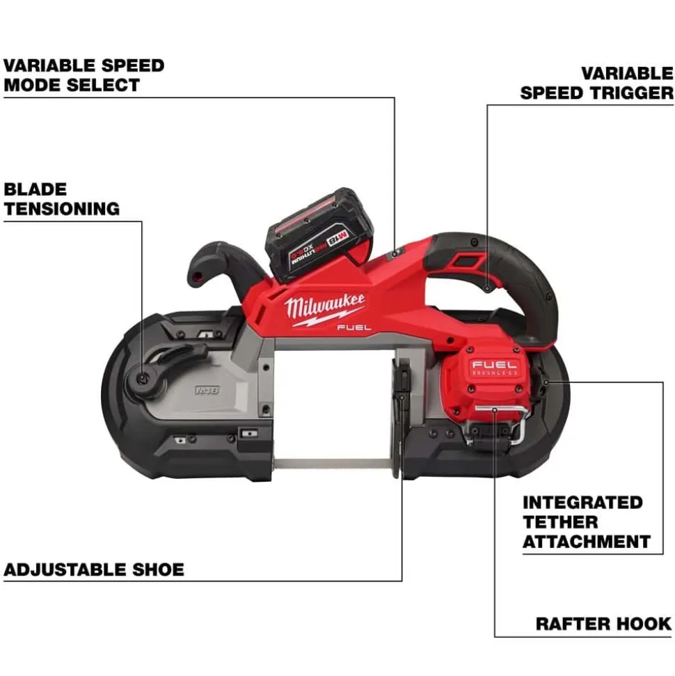 Milwaukee Tools M18 FUEL Deep Cut Band Saw Kit 2929-22