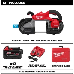 Milwaukee Tools M18 FUEL Dual Trigger Deep Cut Band Saw Kit 2929S-22