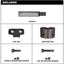 Milwaukee Tools M18 FUEL™ 10Ga Nibbler Punch & Die Set 48-44-0274