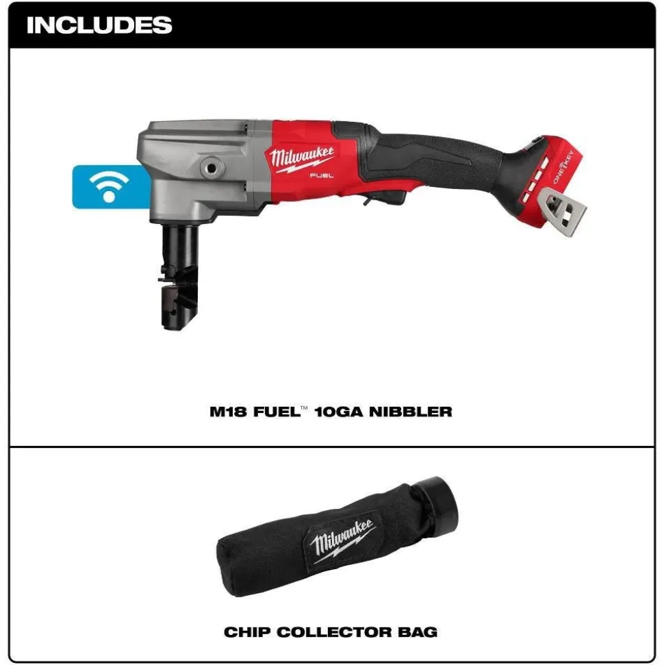 Milwaukee Tools M18 FUEL 10 Gauge Nibbler (Bare Tool) 3476-20