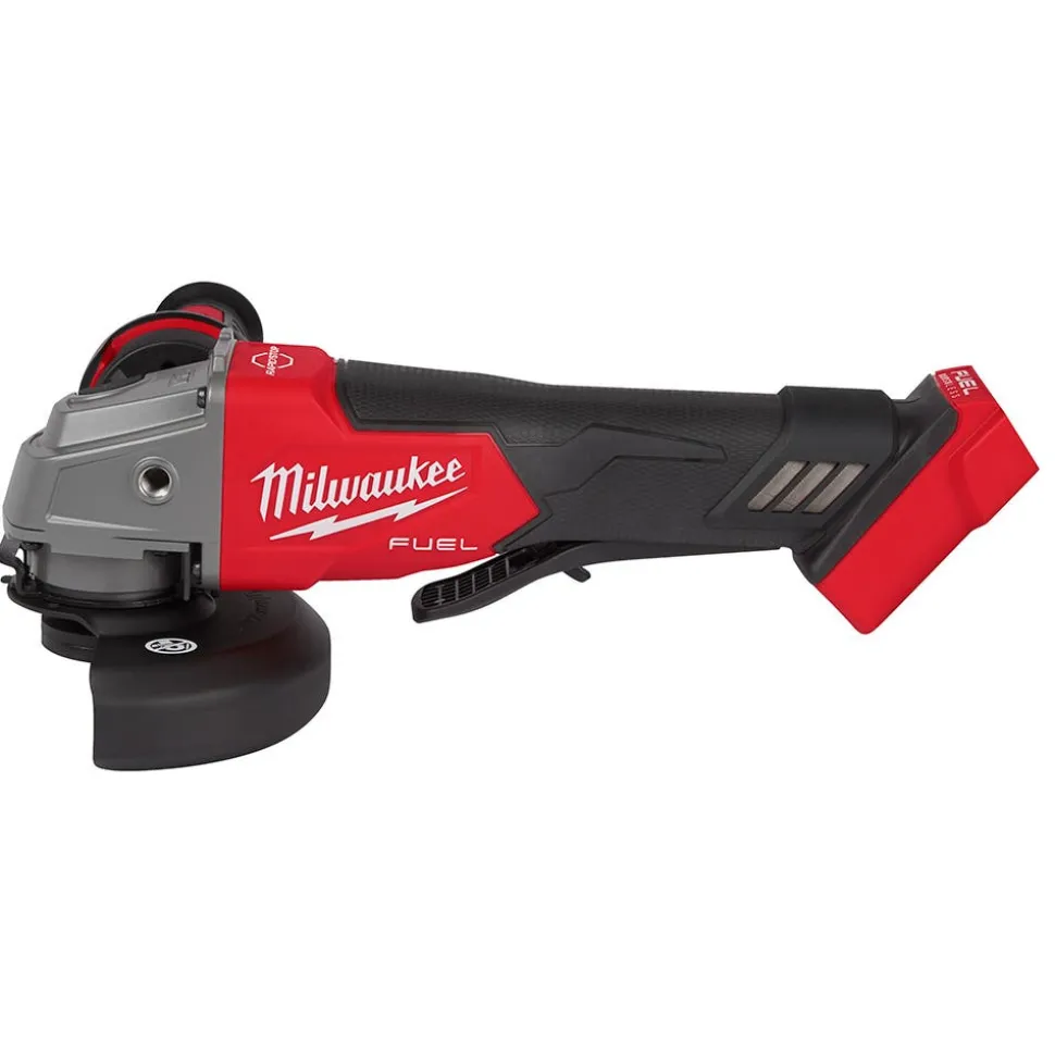Milwaukee Tools M18 FUEL 1/2" Hammer Drill/Driver Kit and M18 FUEL 5" Angle Grinder Paddle Switch, No-Lock (Tool Only) KIT-2904-22-2880-20