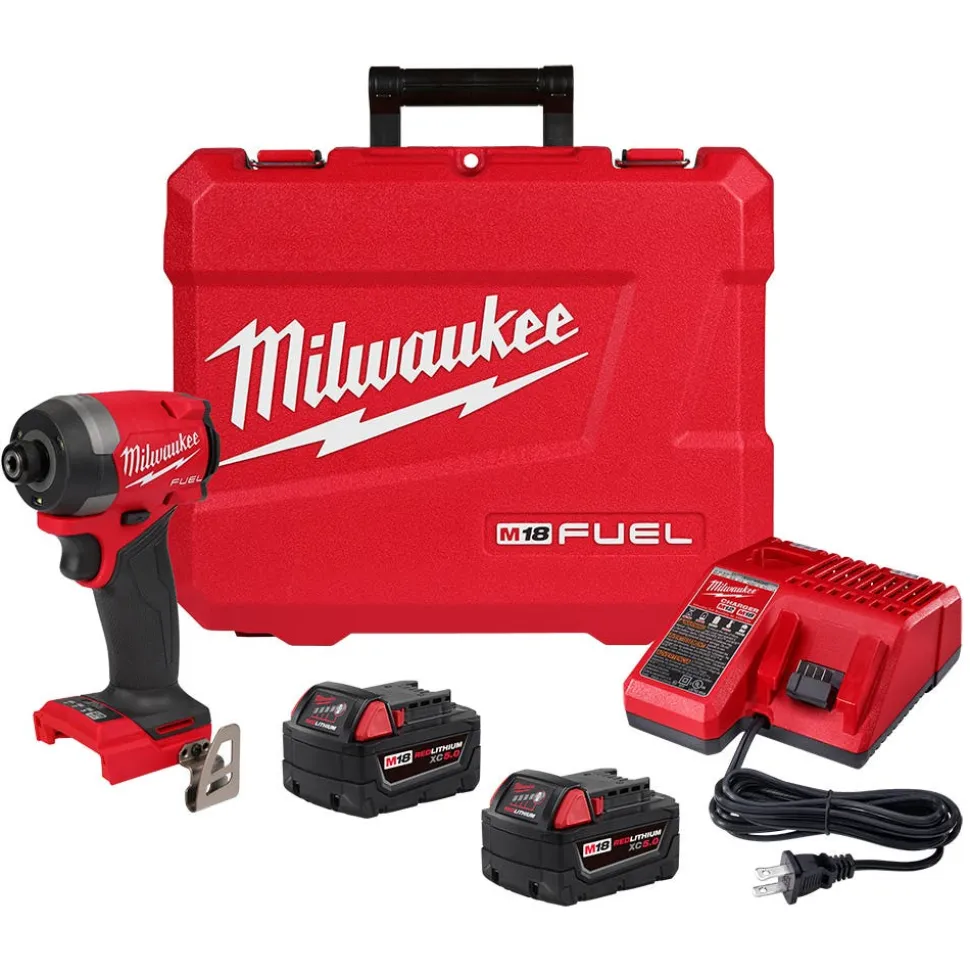 Milwaukee Tools M18 FUEL 1/4" Hex Impact Driver Kit and M18 FUEL SAWZALL Recip Saw (Bare Tool) KIT-2953-22-2821-20