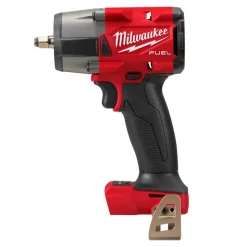 Milwaukee Tools M18 FUEL 3/8" Mid-Torque Impact Wrench w/ Friction Ring (Bare Tool), M18 REDLITHIUM XC5.0 Resistant Battery, and 8 Piece Shockwave Impact Duty 3/8" Drive SAE Deep 6 Point Socket Set KIT-2960-20-48-11-1850R-49-66-7024