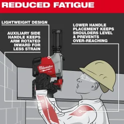 Milwaukee Tools M18 FUEL Overhead Rotary Hammer with Integrated Dust Extraction Kit 3311-22