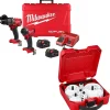 Milwaukee Tools M18 Fuel 2 Piece Combo Kit & Hole Dozer Hole Saw Kit 3697-22-49-22-4185
