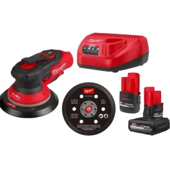 Milwaukee Tools M12 FUEL 6" Random Orbital Sander Kit (3/32") 2584-22CX