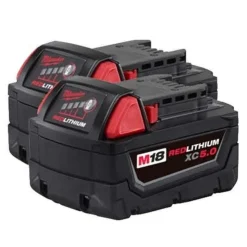Milwaukee Tools M18 FUEL SAWZALL Recip Saw w/ 2 PACK Red Lithium 5.0 Ah XC Batteries