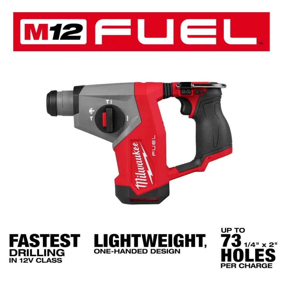 Milwaukee Tools M12 FUEL 5/8” SDS Plus Rotary Hammer 2508-20