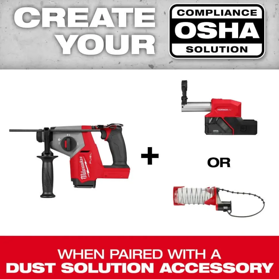 Milwaukee Tools M18 FUEL™ 5/8" SDS Plus Rotary Hammer 2908-20