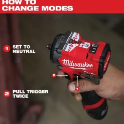 Milwaukee Tools M12 FUEL Stubby 3/8