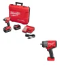 Milwaukee Tools M18 FUEL SURGE 1/4" Hex Hydraulic Driver (5.0Ah) Kit and M18 FUEL 1/2" High Torque Impact Wrench w/ Friction Ring KIT-2760-22-2967-20
