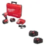 Milwaukee Tools M18 FUEL SURGE 1/4" Hex Hydraulic Driver w/ 2 PACK Red Lithium 5.0 Ah XC Batteries