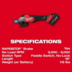 Milwaukee Tools M18 FUEL 4-1/2