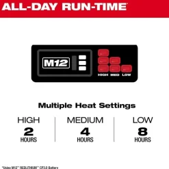 Milwaukee Tools M12 Gray Heated Hoodie Only 306G-20