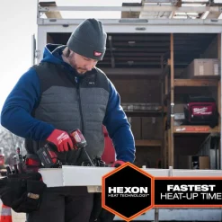 Milwaukee Tools M12 Heated Axis Vest Black, Kit M300B